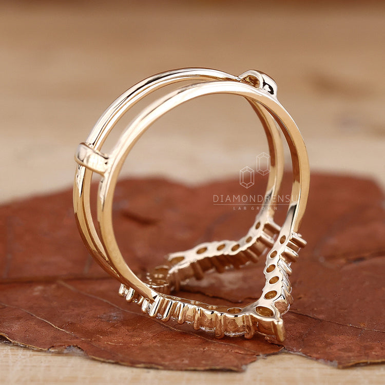 Lab Grown Diamond in a Handmade Band for eco-conscious buyers.