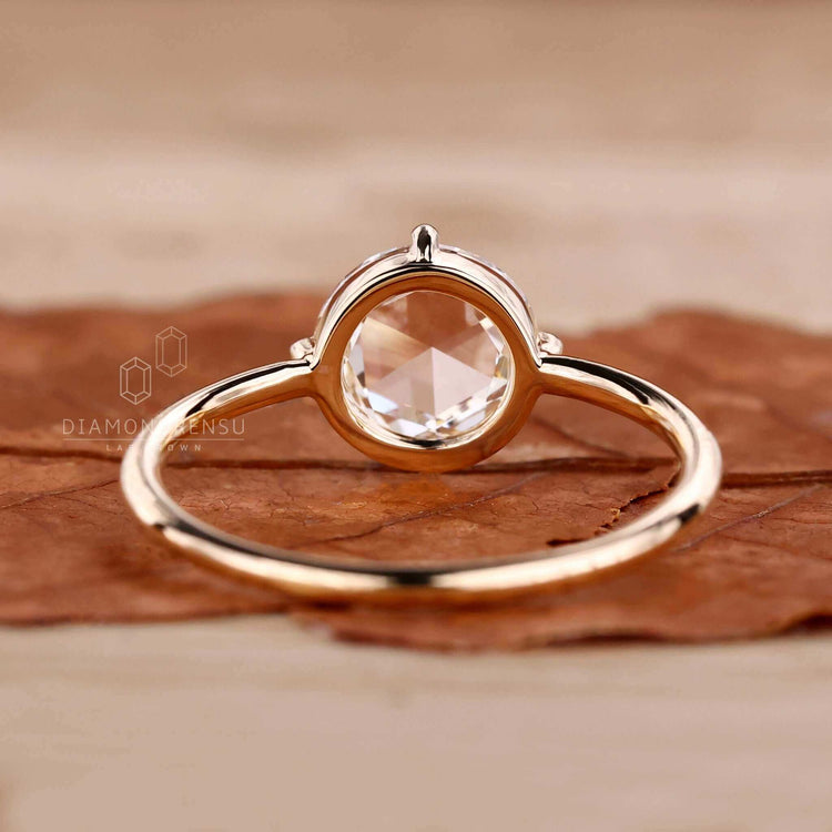 lab created diamond ring