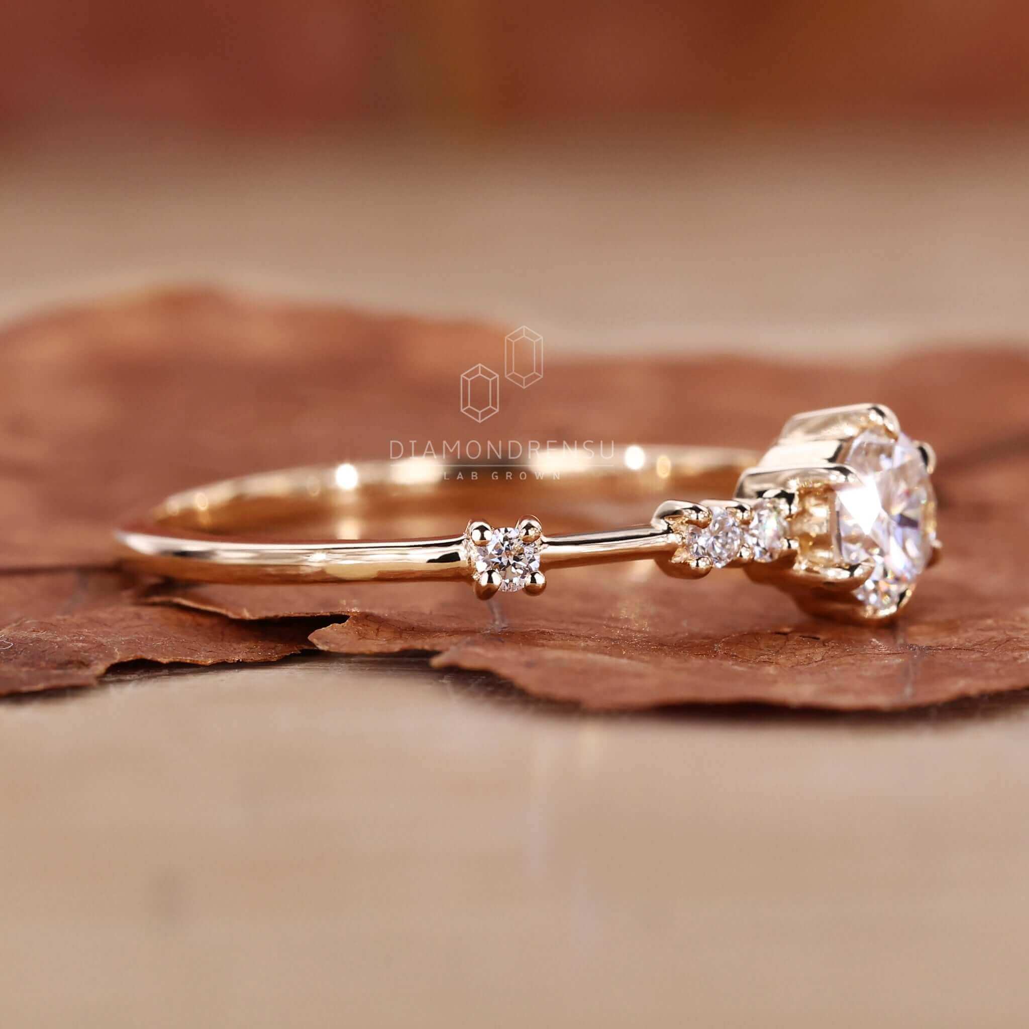 Platinum Diamond Engagement Ring 0.40 CT Solitaire Diamond Engagement Ring  Ethical Engagement Ring for Woman -  Canada