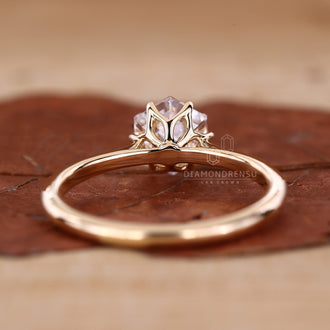 Tapered Shank Engagement Ring for a refined, delicate look.
