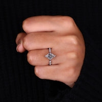 Pave Setting Ring with elegant detailing and craftsmanship.