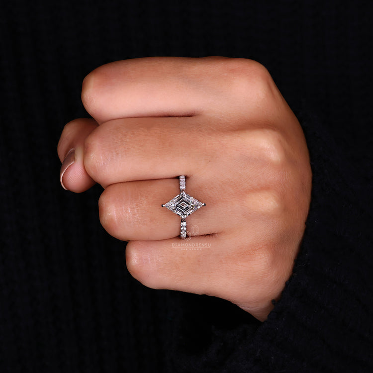 Pave Setting Ring with elegant detailing and craftsmanship.