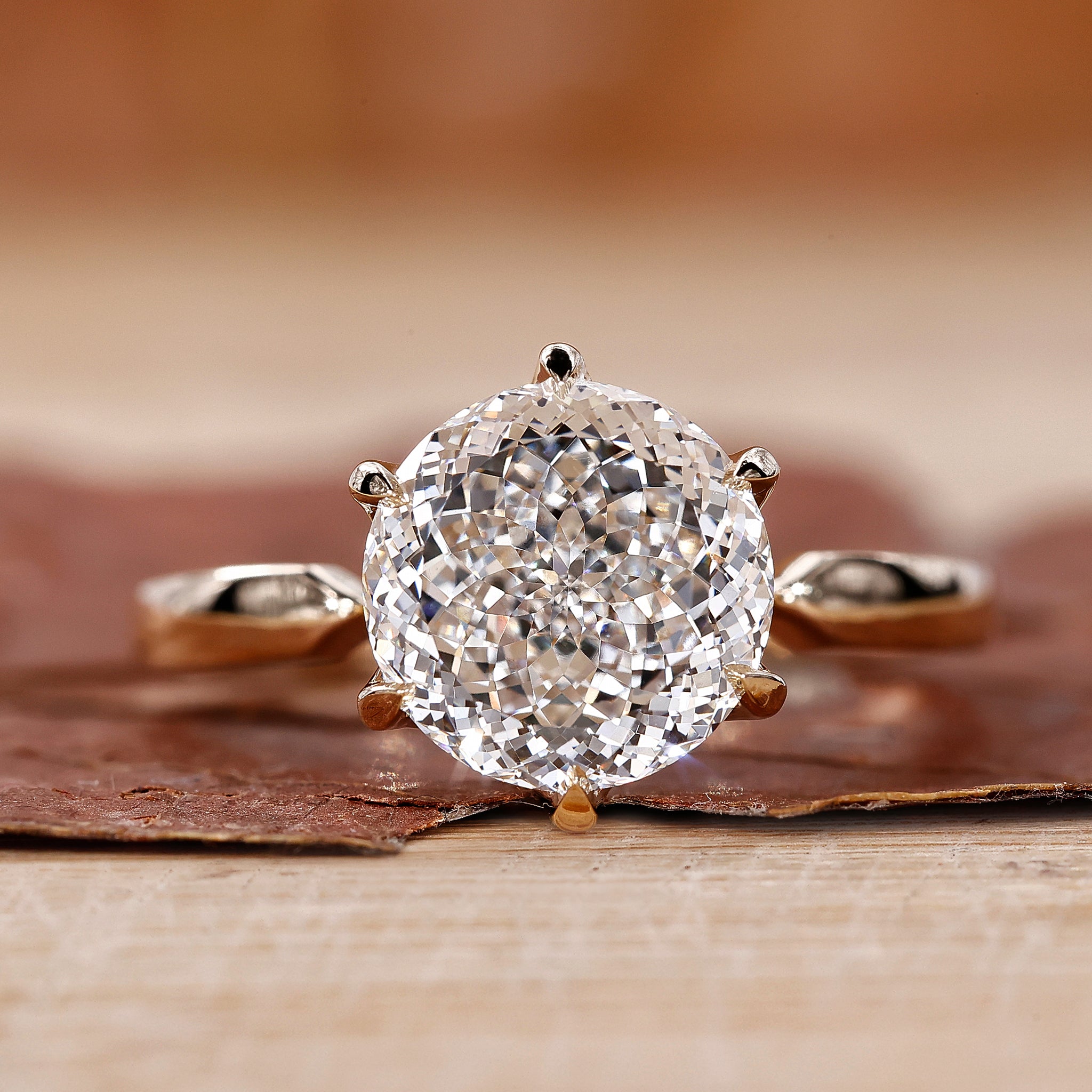 Portuguese Cut Diamond Ring