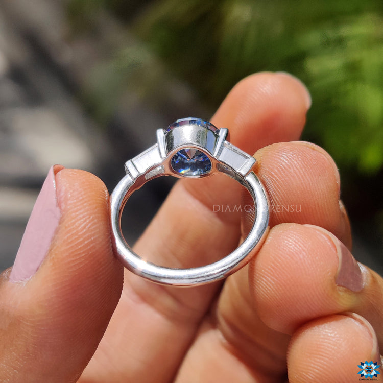 Handmade jewelry with moissanite brilliance.