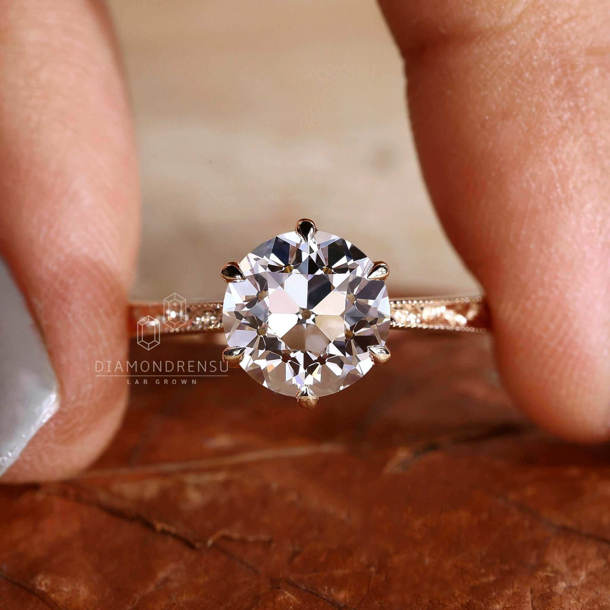 Antique Engagement Ring Art Deco .44 Old European Cut Diamond 18K White  Gold - Filigree Jewelers