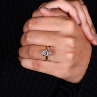 Diamond half eternity band with sparkling diamonds.
