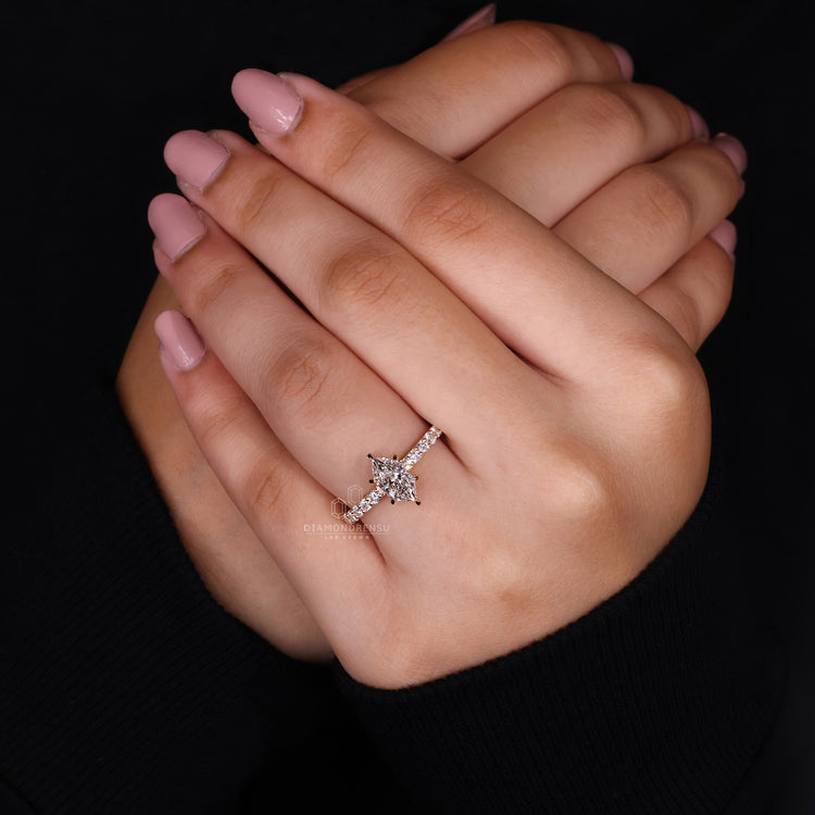 Pave Ring designed for maximum sparkle.
