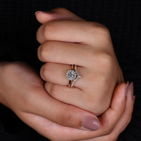 Pear Shaped Wedding Band featuring stunning diamond accents.
