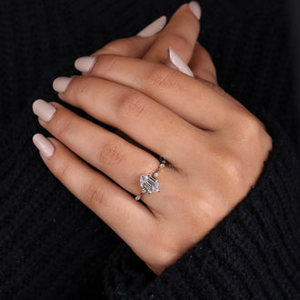 Pave Setting Ring designed for maximum brilliance.

