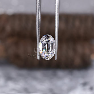 Old Mine Cut Oval Diamond