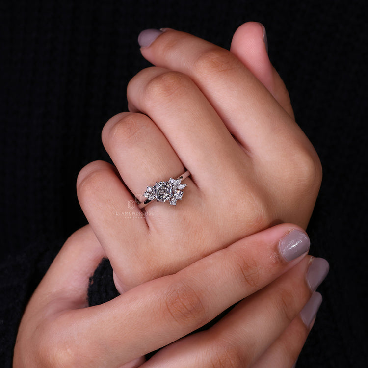 Round Cut Diamond Ring with a sleek and modern setting.