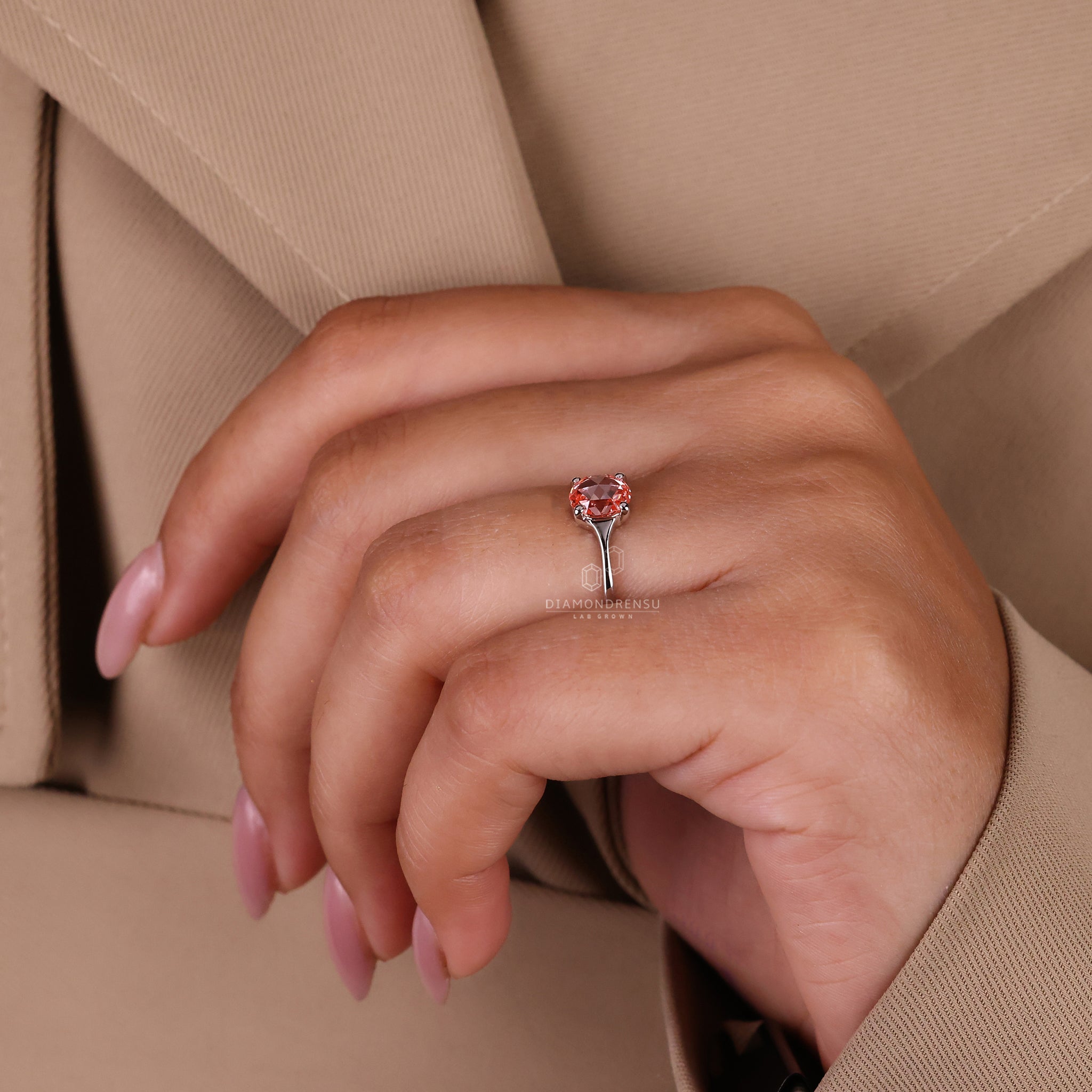 Pink Diamond Ring Solitaire: Perfect for a Romantic Proposal