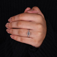 Hexagon Ring crafted with precision and elegant detail.