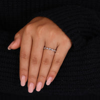 Custom wedding band made to match your vision.
