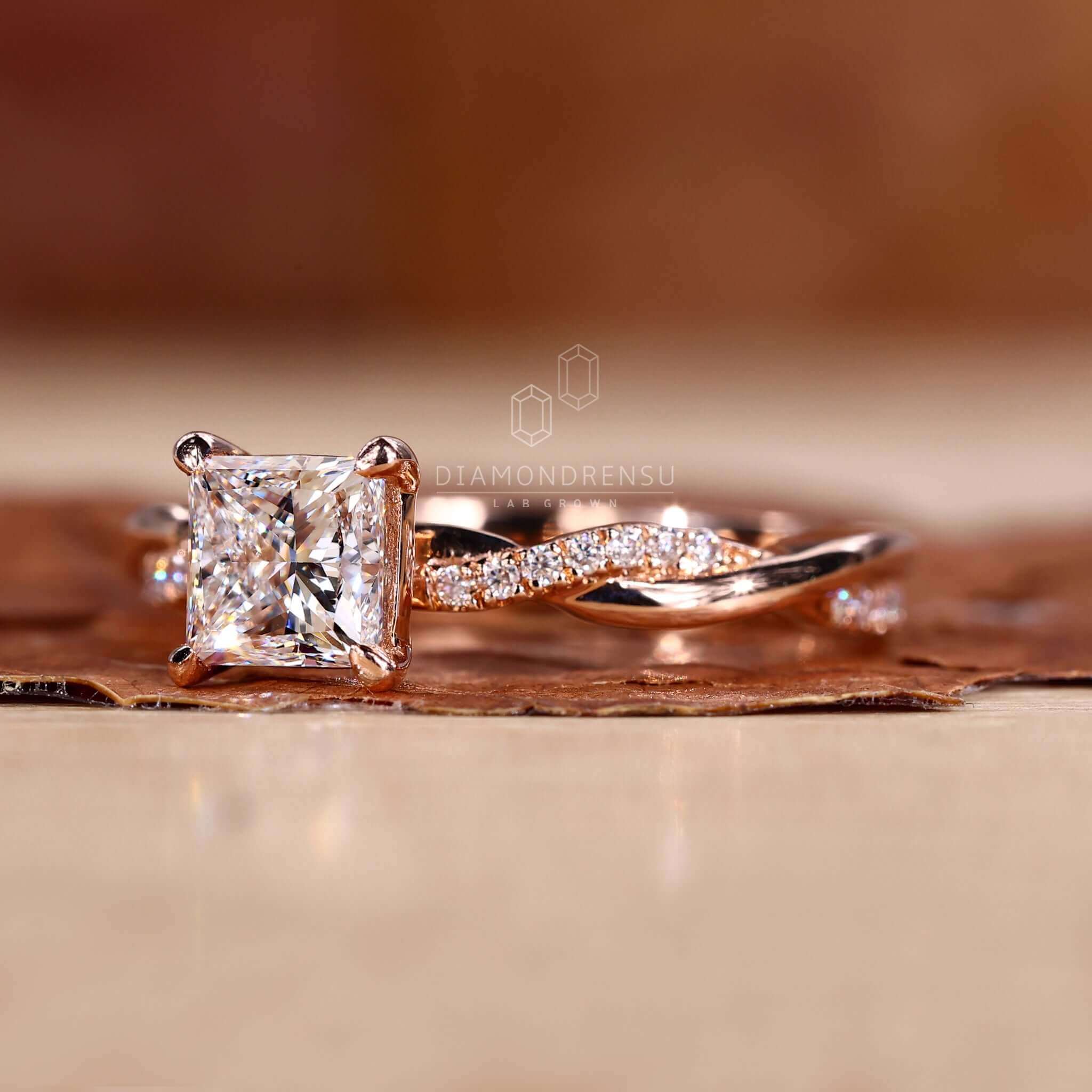 certified diamond engagement ring