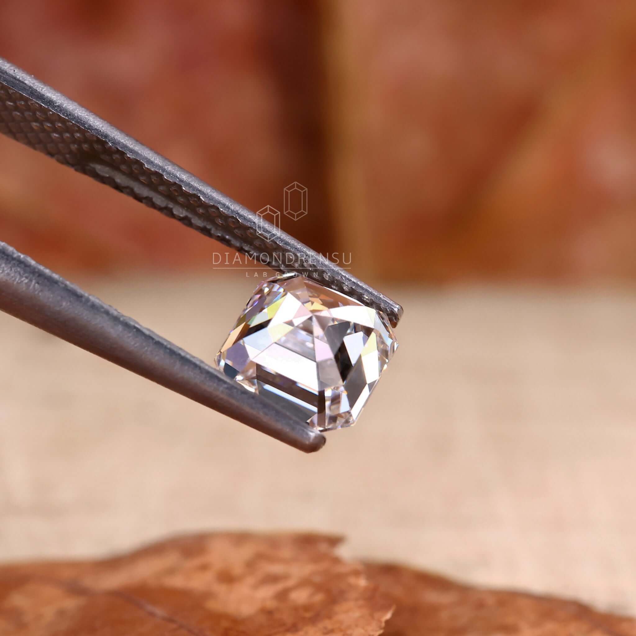 asscher cut diamond for ring