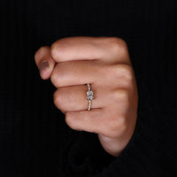 East West Diamond Ring with unique, elegant appeal.
