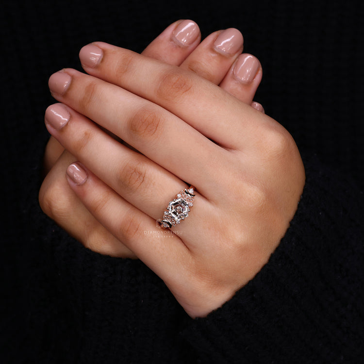 Round Cut Diamond Ring in a vintage-inspired setting.