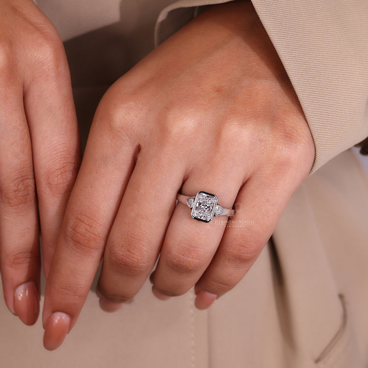 3 Stone Ring designed with precision and elegance.