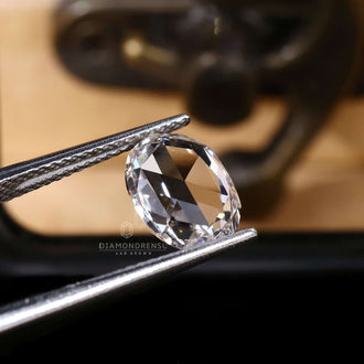 IGI certified 1.45 carat rose cut elongated cushion loose diamond available.
