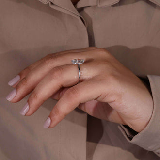 hidden halo engagement ring