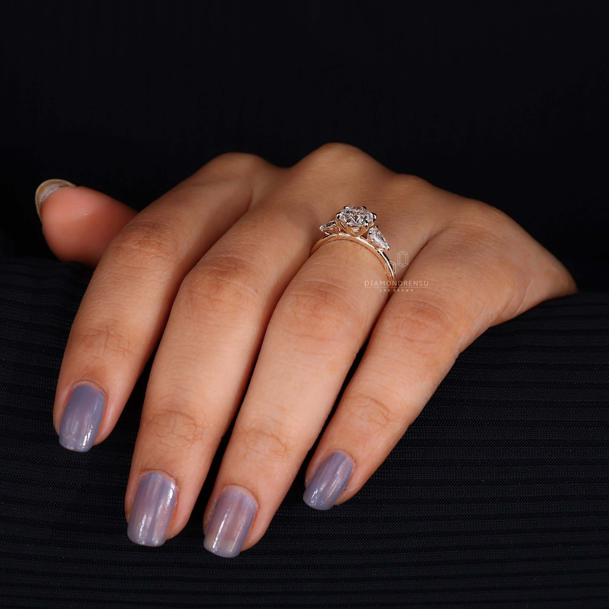 Gorgeous simple engagement ring, offering understated elegance and a modern aesthetic