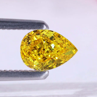 Pear cut diamond lab grown diamond IGI Certified
