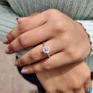 Octagon engagement ring offers sharp angles and elegance.
