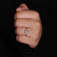 Round Cut Diamond Ring set in a timeless setting.
