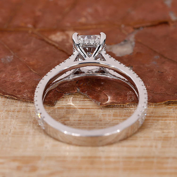 Cathedral Setting Ring for a classic and elevated look.