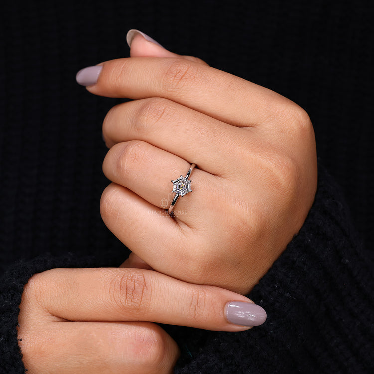 Lab Grown Diamond Diamondrensu Engagement Ring
