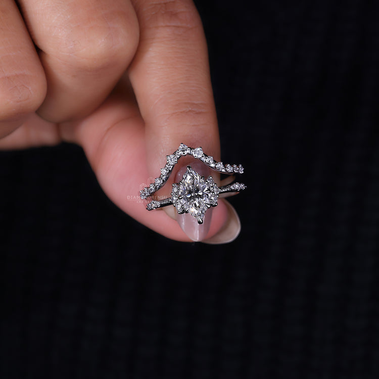 Marquise Diamond Ring featuring exquisite craftsmanship.
