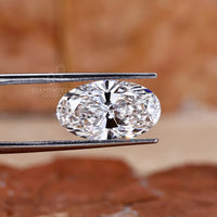 Oval Shaped Diamond in a classic, eye-catching design.