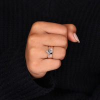 Open Gap Wedding Band designed for modern elegance.
