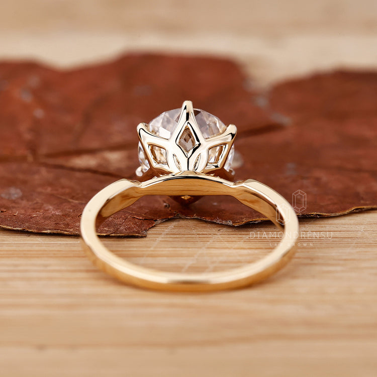 Pinched Shank Engagement Ring for added elegance and style.