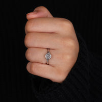 Solitaire Diamond Ring featuring brilliant clarity.
