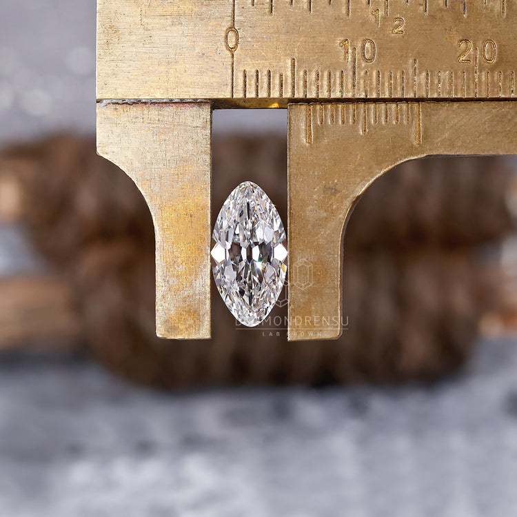 Old Mine Cut Marquise Diamond for Custom Jewelry Designs