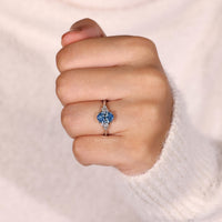 Oval Diamond Ring featuring brilliant sparkle and elegance.