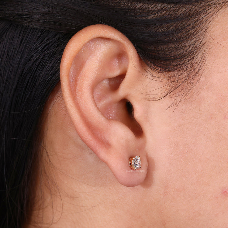 Stylish diamond earrings ideal for both formal and casual occasions.

