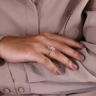 6 Prong Claw Setting for a secure and stunning diamond display.
