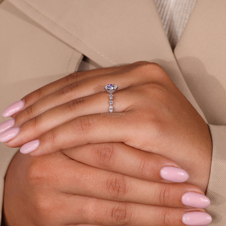Custom engagement ring designed for your special moment.
