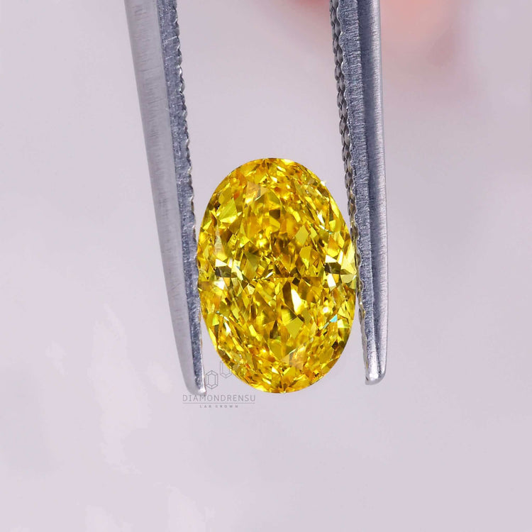 Yellow diamond lab grown diamonds loose
