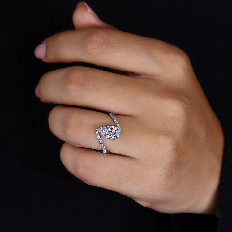 Pave Round Diamond Ring for added elegance and sparkle.