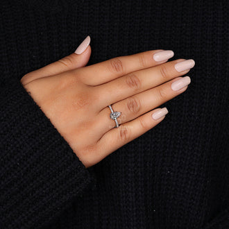 Round diamond pave band crafted in stunning yellow gold for a classic look.