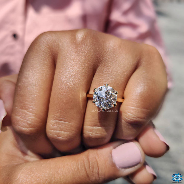 Customize your moissanite ring to your style.
