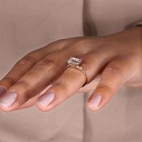 lab created diamond wedding ring