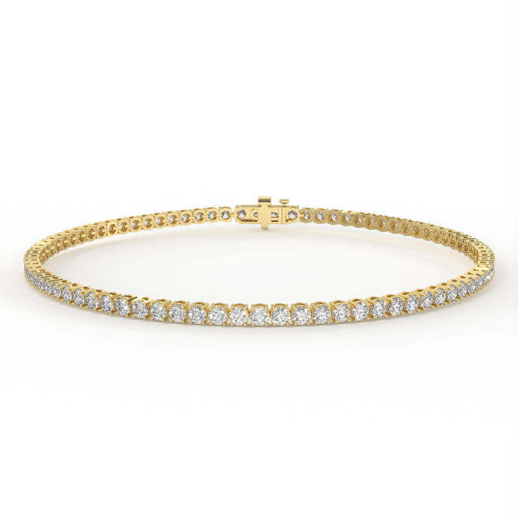 2 carat diamond tennis bracelet for women.