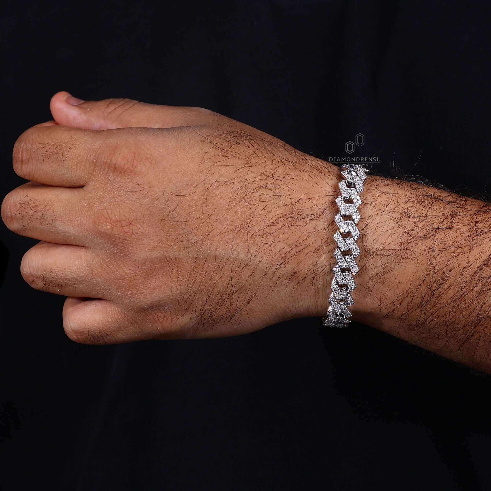 Lab Grown Diamond Cuban Link Bracelet
