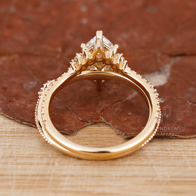 Dutch Marquise Cut Ring featuring a unique and elegant design.
