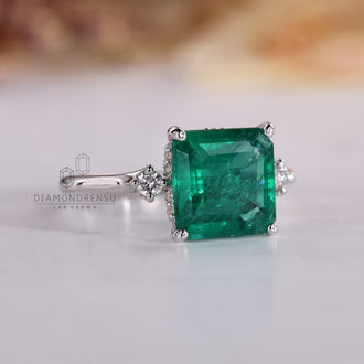 Buy diamond ring with Lab Grown Diamond center.
